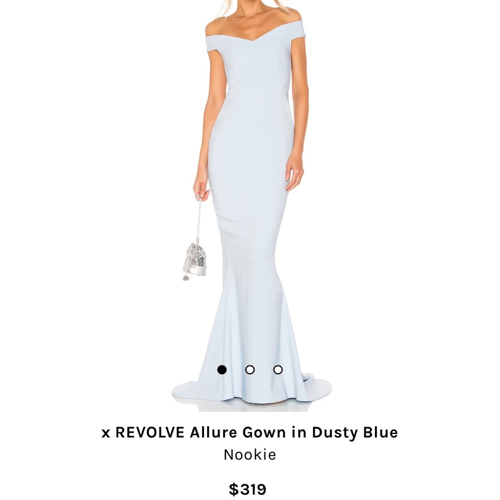 Nookie x REVOLVE Allure Gown in Dusty Blue